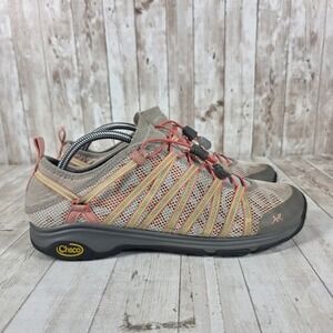 Chaco Outcross Evo 1 Womens 11 Gray Coral Mesh Hiking Water Shoes J105362